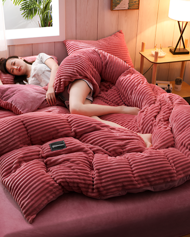 Wielosezonowa Kołdra 200x220 z Flaneli i Mikrofibry – Ciepła i Oddychająca, Idealna na Każdą Porę Roku 9