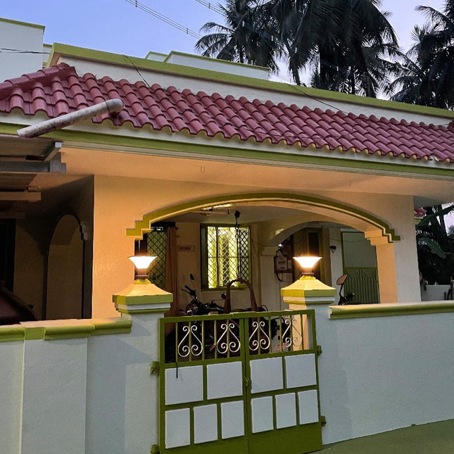 Wodoodporna Lampa Solarno-LED z 3 Barwami Światła – 4000 mAh 6