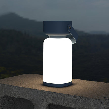 Wodoodporna lampa stołowa z funkcją ładowania przez USB – nowoczesna, cylindryczna konstrukcja do użytku wewnątrz i na zewnątrz 3