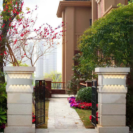 Wodoodporny Kinkiet Zewnętrzny LED Aluminiowy z Nowoczesnym Designem – Ścienny Kinkiet do Użytku na Zewnątrz, Różne Rozmiary 5