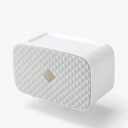 Wodoodporny Uchwyt na Papier Toaletowy z Dodatkowym Schowkiem – Uchwyt Bez Wiercenia, Nowoczesny i Funkcjonalny 8