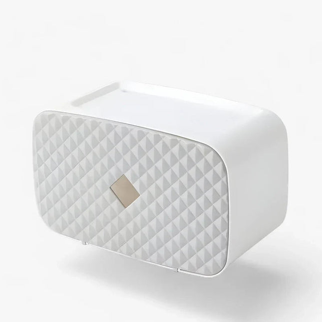 Wodoodporny Uchwyt na Papier Toaletowy z Dodatkowym Schowkiem – Uchwyt Bez Wiercenia, Nowoczesny i Funkcjonalny 8