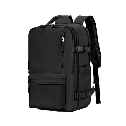 Wodoodporny plecak podróżny z ergonomicznymi paskami i przegrodą na laptopa – wytrzymały poliester 25 l 0