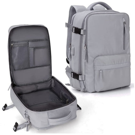 Wodoodporny plecak podróżny z ergonomicznymi paskami i przegrodą na laptopa – wytrzymały poliester 25 l 10