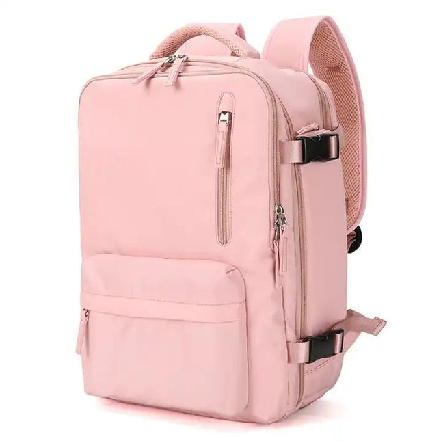 Wodoodporny plecak podróżny z ergonomicznymi paskami i przegrodą na laptopa – wytrzymały poliester 25 l 3