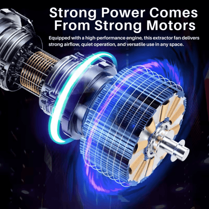 Wydajny Wentylator Wyciągowy do Łazienki z Cichą Pracą i Energooszczędnością – Idealny do Usuwania Wilgoci i Zapachów 5