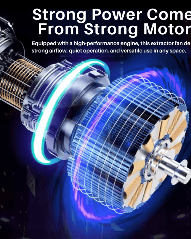 Wydajny Wentylator Wyciągowy do Łazienki z Cichą Pracą i Energooszczędnością – Idealny do Usuwania Wilgoci i Zapachów 5