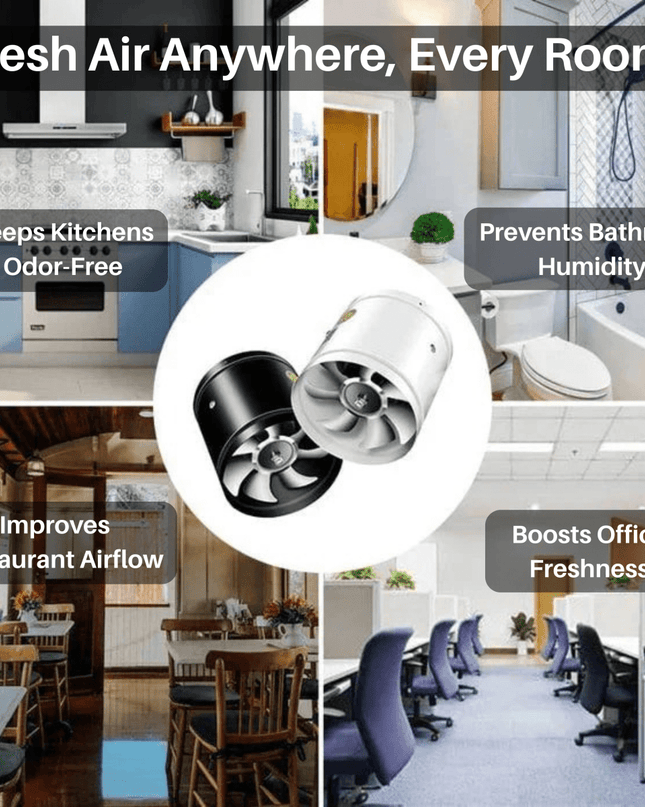 Wydajny Wentylator Wyciągowy do Łazienki z Cichą Pracą i Energooszczędnością – Idealny do Usuwania Wilgoci i Zapachów 8