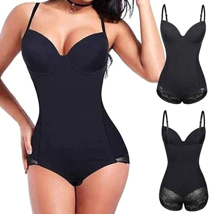 Wygodne Body Modelujące Sylwetkę z Kontrolą Brzucha – Wyszczuplające Body dla Kobiet, Nylon i Spandex 1