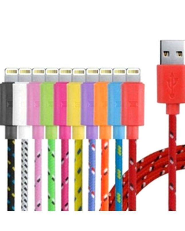 Wytrzymały Kabel Lightning 10 Stóp do iPhone'a i iPoda – Pleciony Kabel USB Lightning o Wysokiej Jakości 1