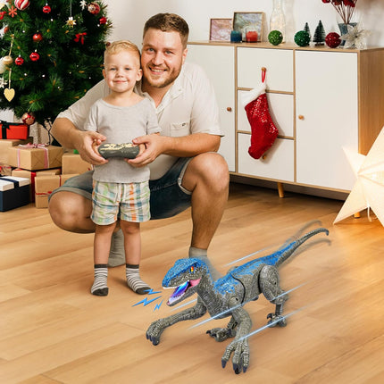 Interaktywna zabawka dinozaur Raptor X z realistycznymi ruchami i dźwiękami, zdalnie ster 6