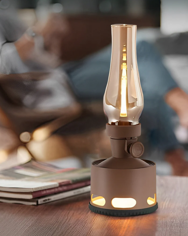 Zabytkowa Latarnia LED w Stylu Vintage – Elegancka Latarnia Ogrodowa z Wydajnością 160 Godzin 4