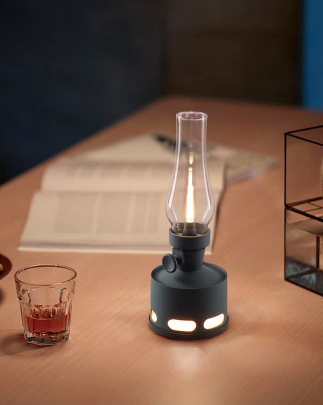 Zabytkowa Latarnia LED w Stylu Vintage – Elegancka Latarnia Ogrodowa z Wydajnością 160 Godzin 5