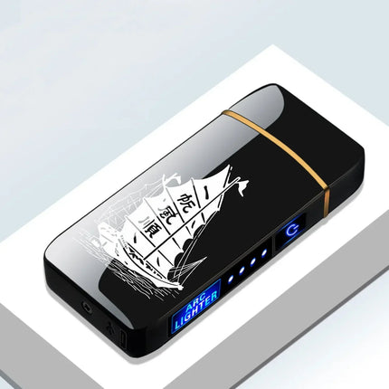 Zapalniczka Plazmowa USB z Podwójnym Płomieniem – Niebieska Metalowa Konstrukcja 20