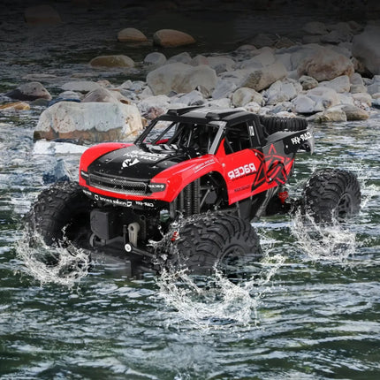 Zdalnie sterowany samochód amfibia 4x4 z wodoodpornością IP66, terenowy monster truck dla dzieci, ideal 0