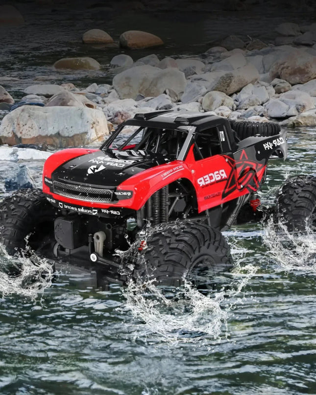 Zdalnie sterowany samochód amfibia 4x4 z wodoodpornością IP66, terenowy monster truck dla dzieci, ideal 0