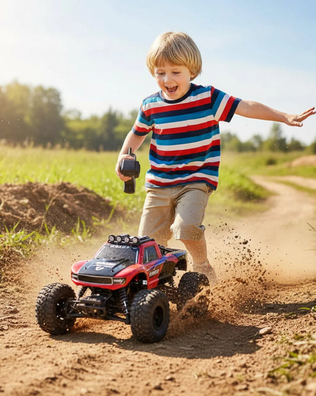 Zdalnie sterowany samochód amfibia 4x4 z wodoodpornością IP66, terenowy monster truck dla dzieci, ideal 1