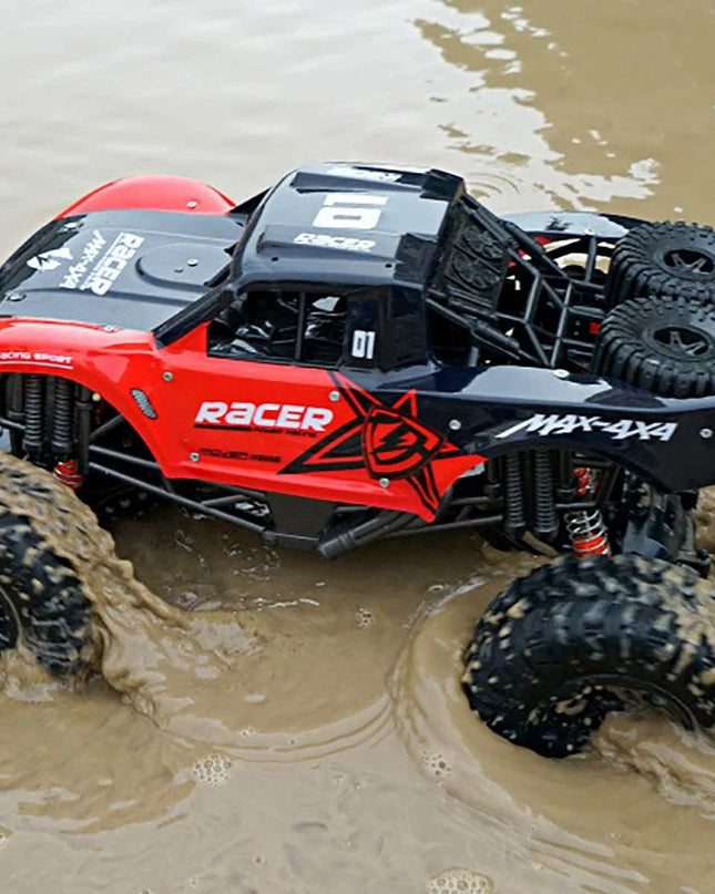 Zdalnie sterowany samochód amfibia 4x4 z wodoodpornością IP66, terenowy monster truck dla dzieci, ideal 8