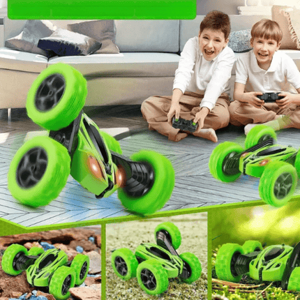 Zdalnie Sterowany Samochód Kaskaderski 360° z LED i Technologią 2.4GHz 2