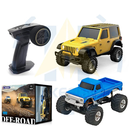 Zdalnie Sterowany Samochód RC 1/36 z Napędem 4WD i Systemem Oświetlenia – Model Terenowy 1