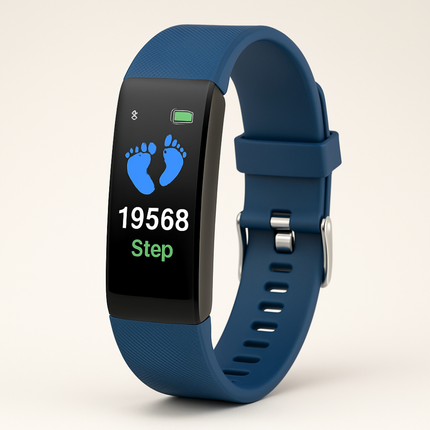 Zegarek fitness dla seniorów z monitorem tętna i czytelnym wyświetlaczem LED 1