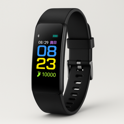 Zegarek fitness dla seniorów z monitorem tętna i czytelnym wyświetlaczem LED 3