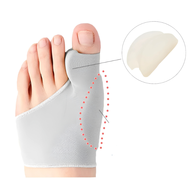 Żelowy Korektor na Haluksy z Amortyzacją – Dyskretny i Wygodny, Idealny do Codziennego Noszenia 2