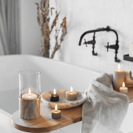 Zestaw 3 Świec LED w Kolorze Kości Słoniowej z Realistycznym Płomieniem 3D – Elektryczne Świece do Przytulnych Wieczorów 2