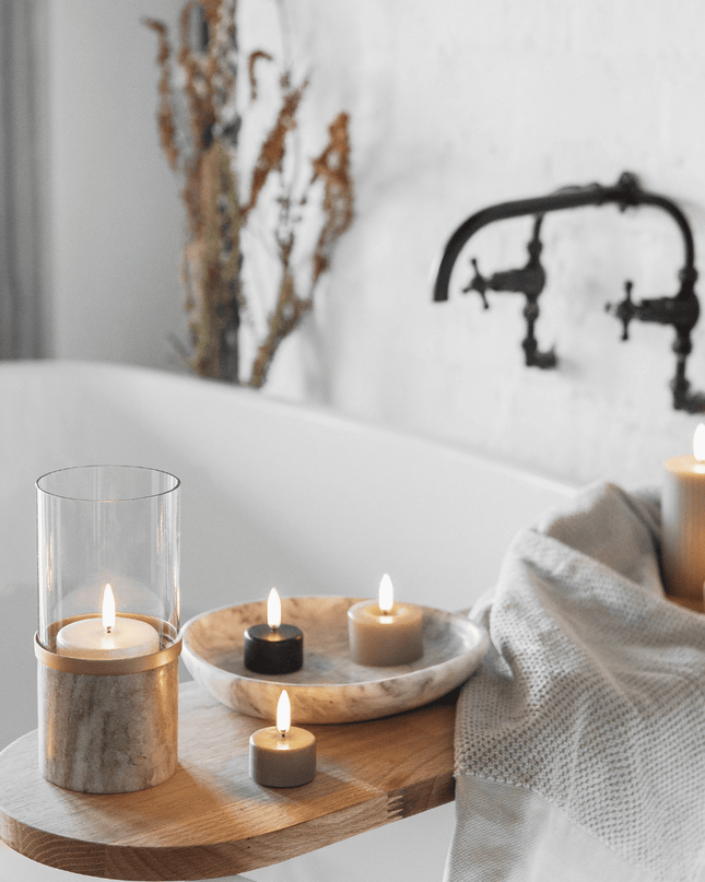 Zestaw 3 Świec LED w Kolorze Kości Słoniowej z Realistycznym Płomieniem 3D – Elektryczne Świece do Przytulnych Wieczorów 2