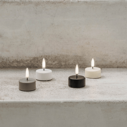 Zestaw 3 Świec LED w Kolorze Kości Słoniowej z Realistycznym Płomieniem 3D – Elektryczne Świece do Przytulnych Wieczorów 4