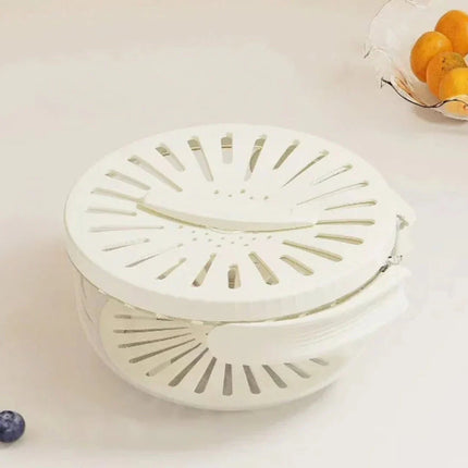 Zestaw 3 pojemników do przechowywania żywności oszczędzających miejsce – pojemniki do układania w stosy, niezawierające BPA, zapewniające świeżość i łatwe przechowywanie 0