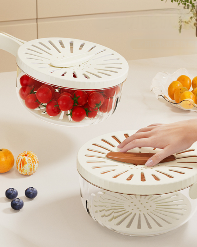 Zestaw 3 pojemników do przechowywania żywności oszczędzających miejsce – pojemniki do układania w stosy, niezawierające BPA, zapewniające świeżość i łatwe przechowywanie 6