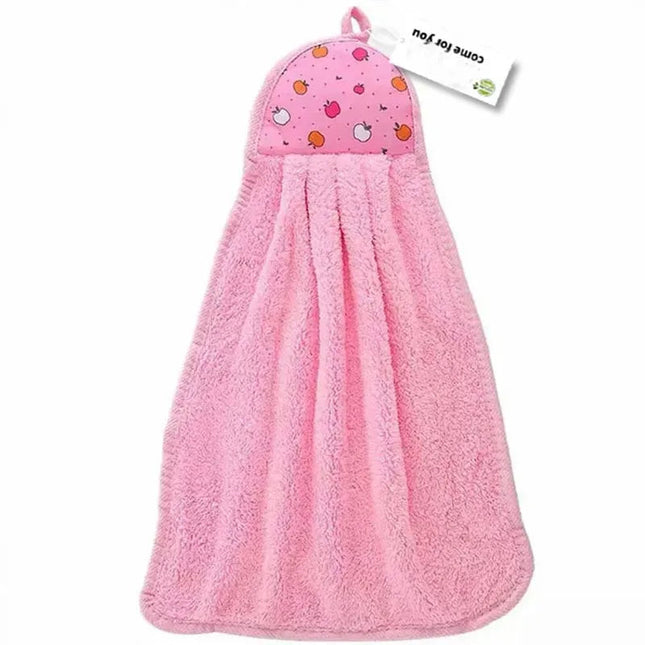 Zestaw 4 Miękkich Szybkoschnących Ściereczek Kuchennych z Polaru Koralowego w Żywych Kolorach – Idealne do Kuchni i Łazienki 1