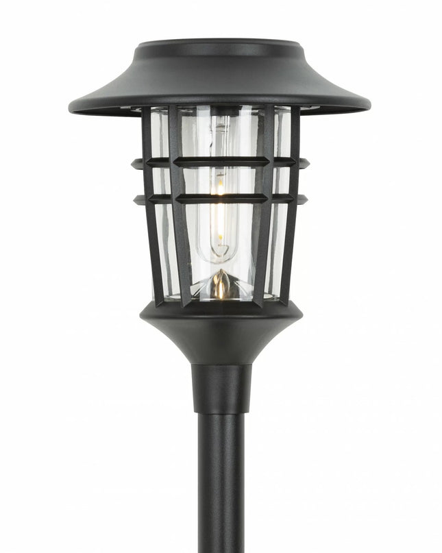 Zestaw 6 Lamp Ogrodowych LED z Automatycznym Włączaniem – Nowoczesne Oświetlenie Zewnętrzne, Czarne Lampy do Ogrodu 3