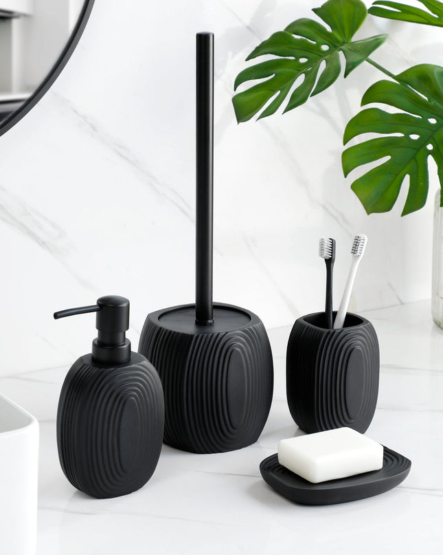 Zestaw BathLux – 4-częściowy zestaw akcesoriów łazienkowych z mydłem, balsamem, szczoteczką do zębów i uchwytem na szczotkę toaletową 0