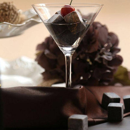 Zestaw Kamieni Chłodzących do Whisky z Naturalnego Steatytu – 6 Sztuk, Bezwonny i Bez Smaku, Idealny do Chłodzenia Napojów 3