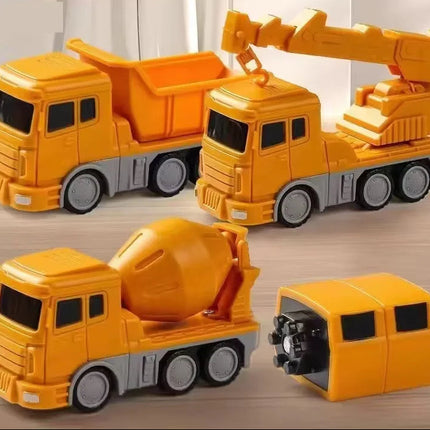 Zestaw Klocków Konstrukcyjnych Magnetycznych dla Dzieci - Transformujący Robot i Samochód, Edukacyjna Zabawa STEM 10