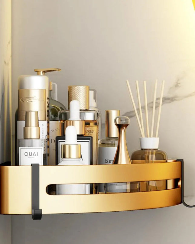 Zestaw Półek Łazienkowych z Stali Węglowej i Aluminium – Nowoczesny Design 2