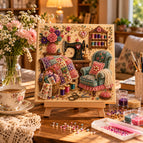 Cozy sewing room