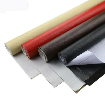 Zestaw naprawczy do skórzanych foteli samochodowych z winylu – samoprzylepna łatka 50x137 cm do łatwej renowacji 7
