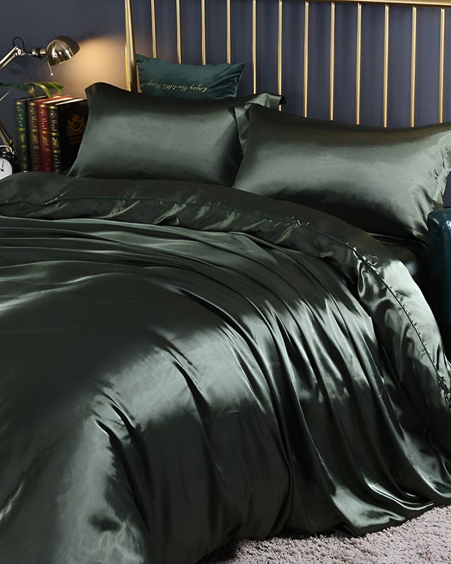 Zestaw pościeli z jedwabiu premium – miękki, hipoalergiczny i oddychający – dwustronny i niezwykle wygodny, zapewniający luksusowy sen 10