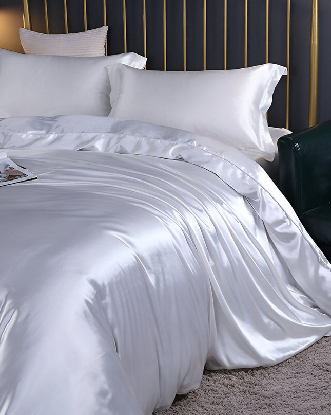 Zestaw pościeli z jedwabiu premium – miękki, hipoalergiczny i oddychający – dwustronny i niezwykle wygodny, zapewniający luksusowy sen 14