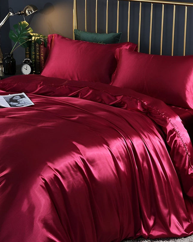 Zestaw pościeli z jedwabiu premium – miękki, hipoalergiczny i oddychający – dwustronny i niezwykle wygodny, zapewniający luksusowy sen 16