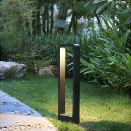 Zewnętrzna lampa naziemna LED z odporną na warunki atmosferyczne obudową aluminiową – nowoczesny, minimalistyczny design 1