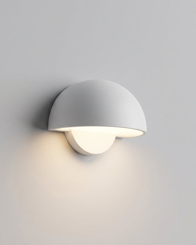 Zewnętrzna lampa ścienna o konstrukcji odpornej na warunki atmosferyczne – nowoczesna czarna lampa zewnętrzna LED 2