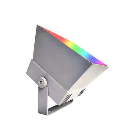 Zewnętrzny reflektor LED RGB z regulacją mocy 30/50/72 W w nowoczesnym czarnym designie, 6