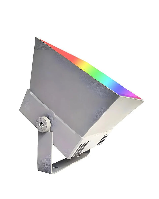 Zewnętrzny reflektor LED RGB z regulacją mocy 30/50/72 W w nowoczesnym czarnym designie, 6