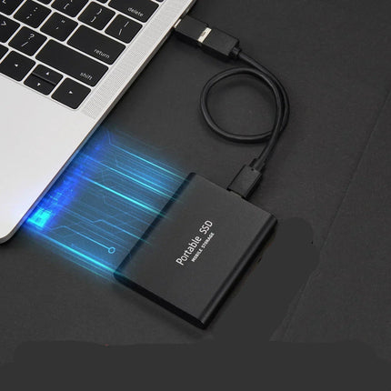 Zewnętrzny dysk SSD 512 GB z szybkim połączeniem USB – przenośny dysk pamięci masowej Silver 1