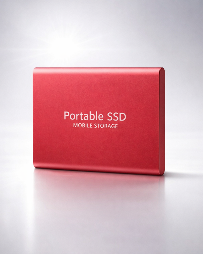 Zewnętrzny dysk SSD 512 GB z szybkim połączeniem USB – przenośny dysk pamięci masowej Silver 4