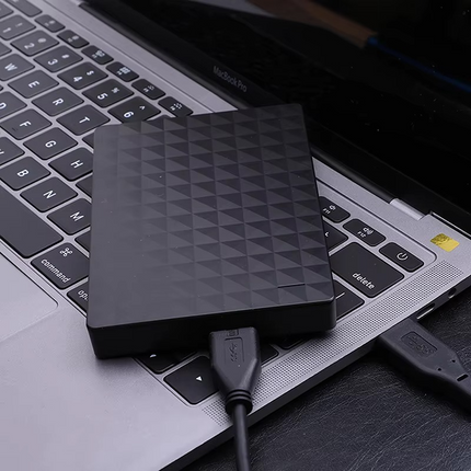Zewnętrzny dysk twardy 8 TB USB 3.0 – przenośne rozwiązanie pamięci masowej – kompaktowa, czarna konstrukcja z funkcją Plug and Play 0